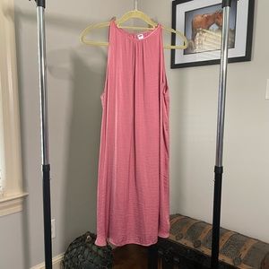 Old Navy pink high neck dress